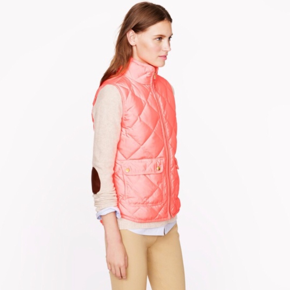 Jcrew Neon Coral Vest